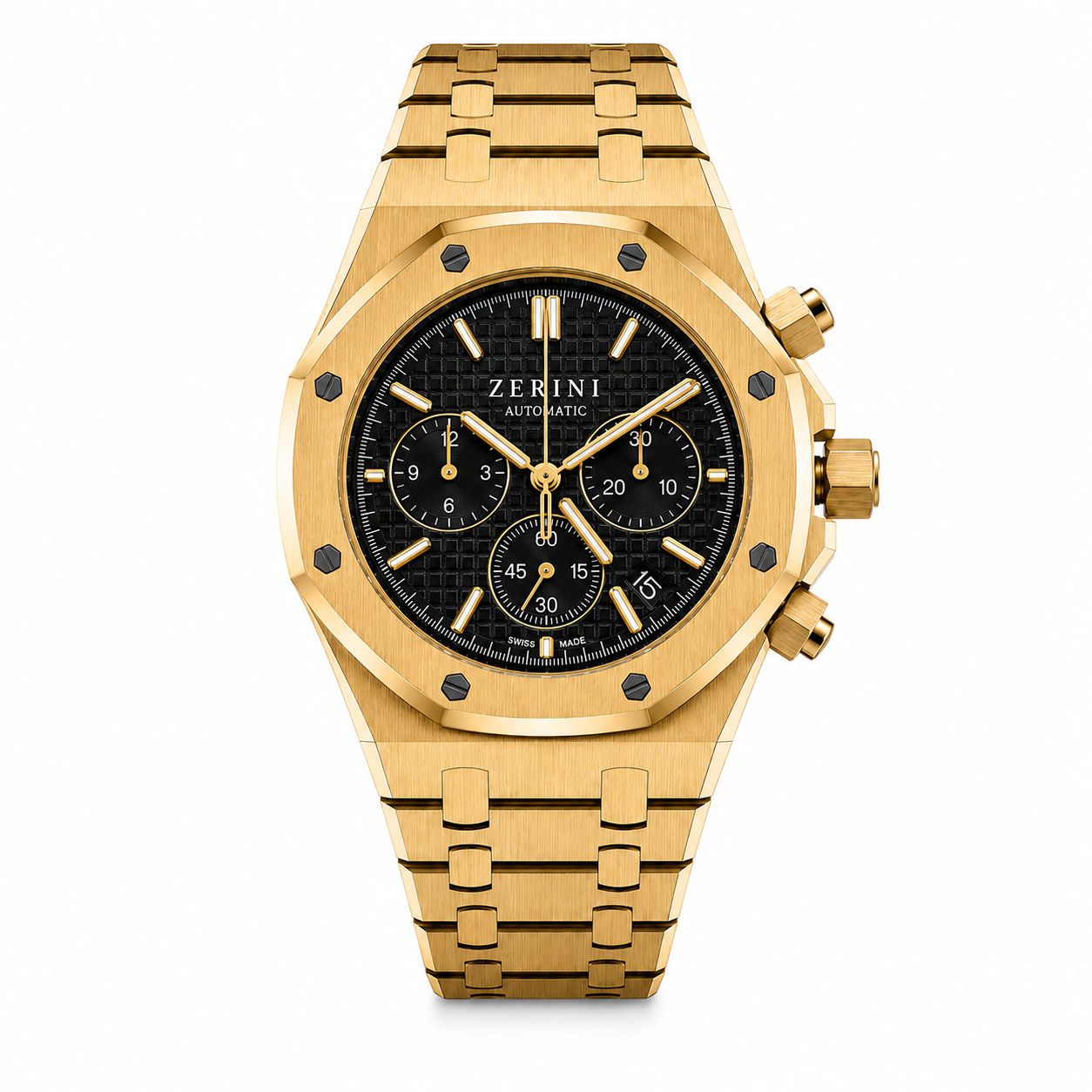 ZN AU RK Chronograph Gold & Black