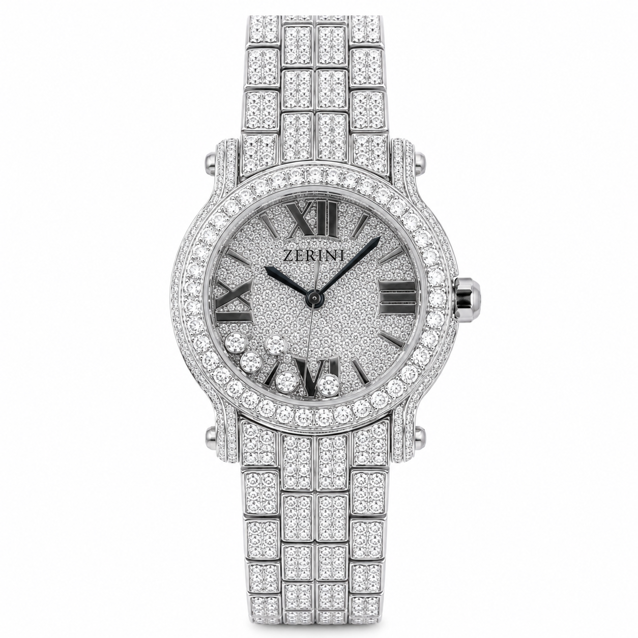 ZN CHP HS White Gold Diamond-Set Quartz